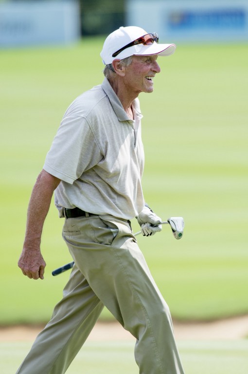 Michael Douglas at Mission Hills (Photo by Jayne Russell / Geisler-Fotopress)